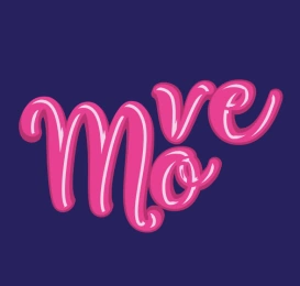 MOVE png effect font with HD quality lettering